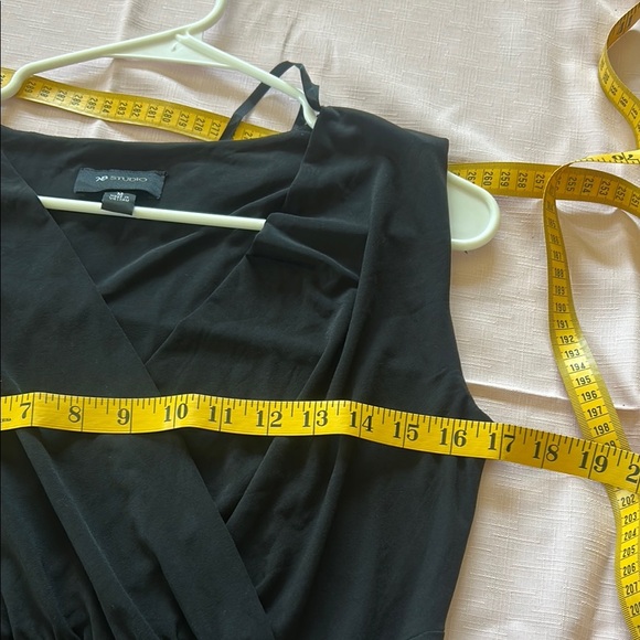 AB Studio Black and White Maxi Dress - Picture 5 of 9